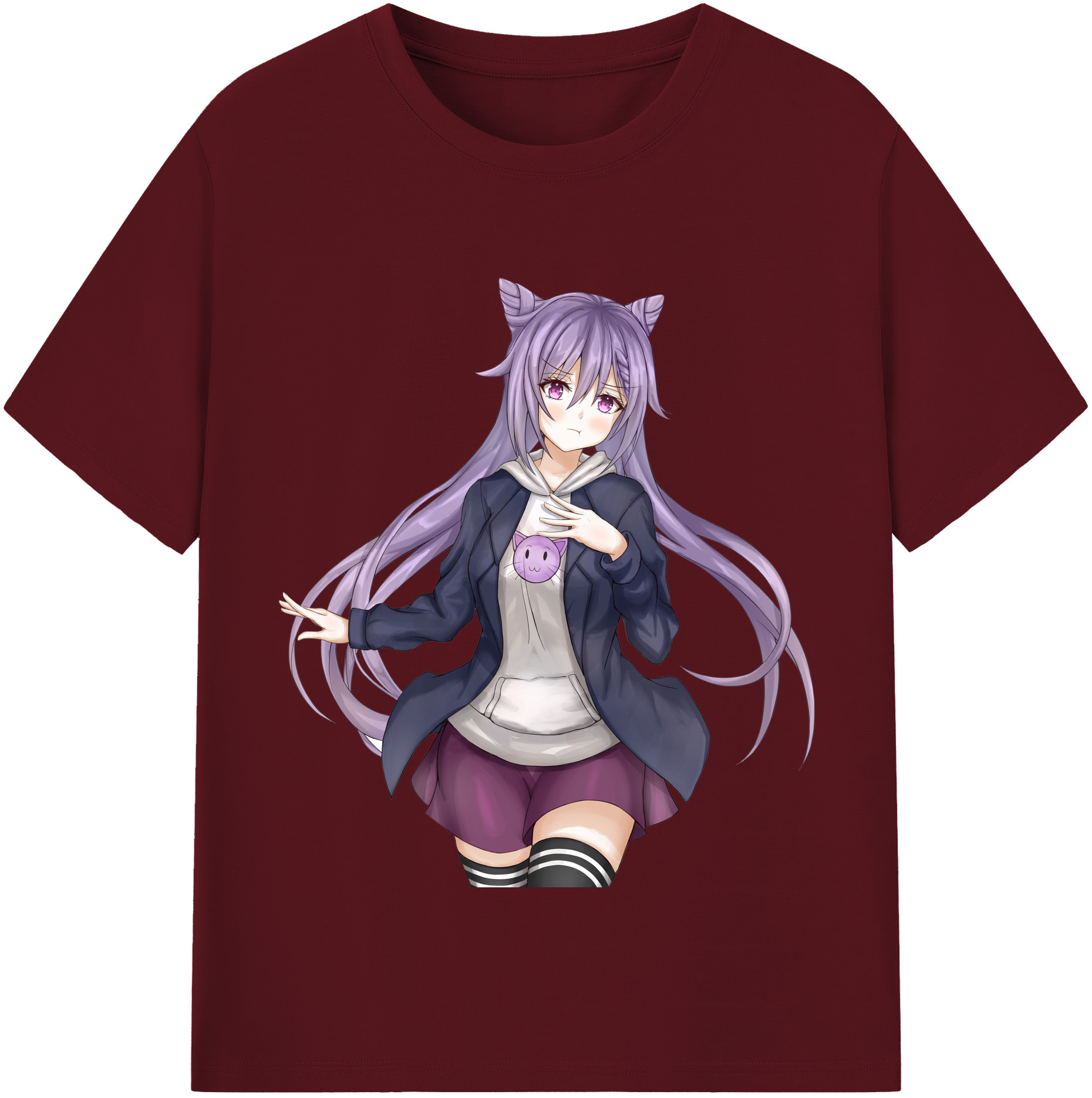 げんし神 刻晴 こくせい genshin Kokusei 綿100％半袖Tシャツ（フロントプリント）